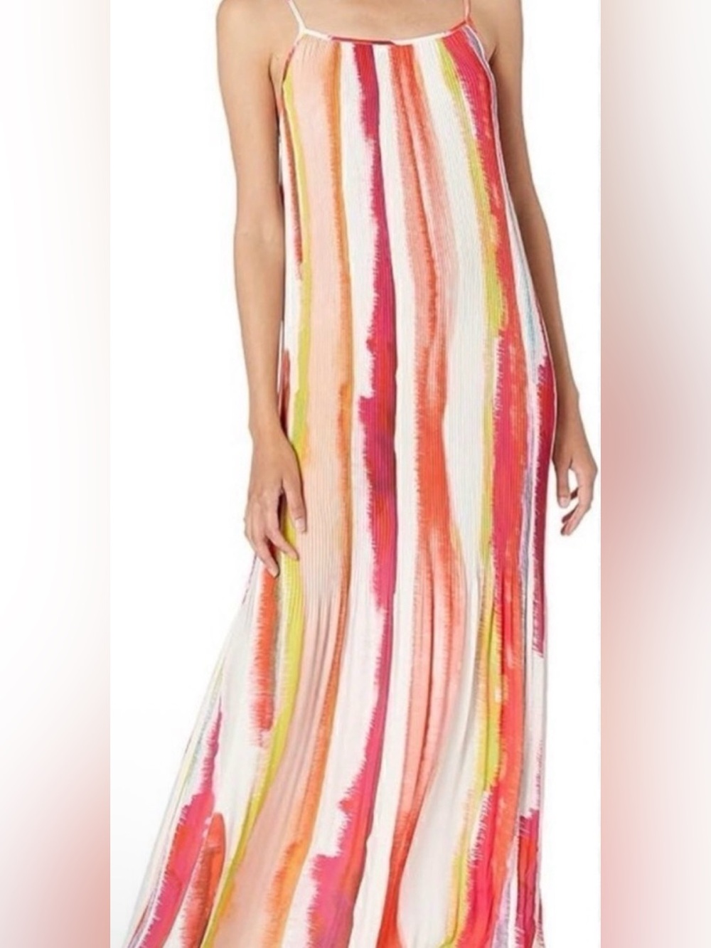 NWOT BB Dakota Striped Maxi Slip Dress Size Small